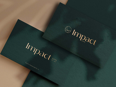 Impact Gifts Identity Design branding design gifting graphic design identity ligature logo typography