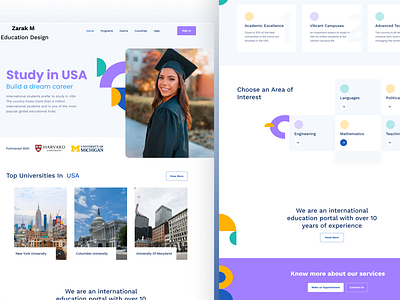 Education Landing Page