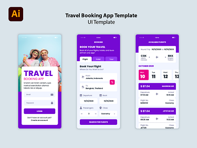 Travel Booking App Template