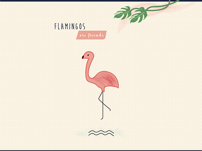 Flamingos are friends animals flamingo friend illustrations