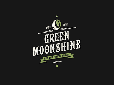 Green Moonshine alcohol green juice leaf moon moonshine prohibition vintage
