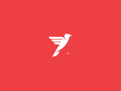 Avatar animal bird logo personal skylark