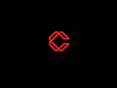 C Mark c illusion intertwined letter logo squares symbol