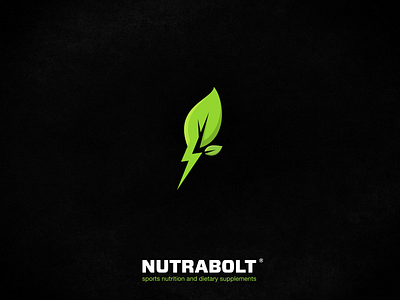 NutraBolt bolt diet fitness leaf nature nutra nutrition sport supplements thunder training