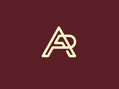 AR Monogram a ar brandmark initials letter logo monogram r symbol
