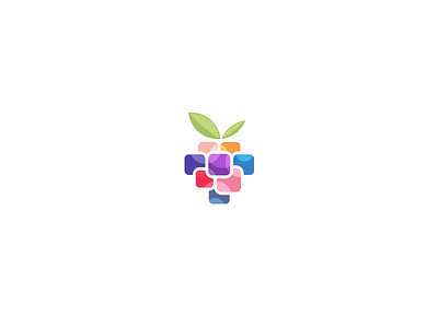 Appberry app berry colorful fruit logo square