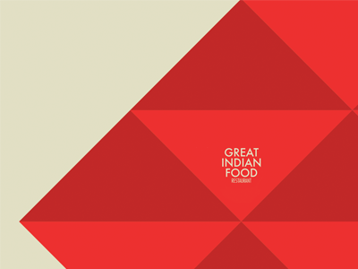 Great Indian design food logo signage