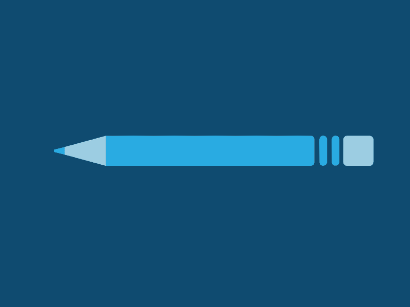 Pencil Point after effects animation gif