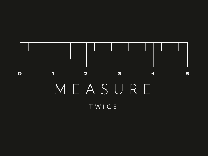 Measure Twice after effects animation gif