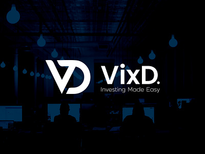 VixD Logo branding design flat icon illustration illustrator logo minimal ui vector