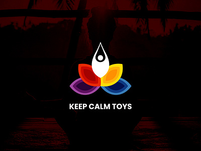 Keep Calm Toys Logo branding design flat icon illustration illustrator logo minimal ui vector