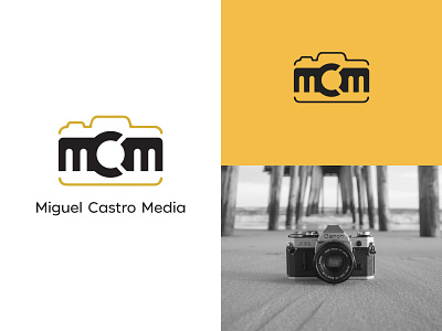 Miguel Castro Media Logo branding design flat icon illustration logo minimal ui ux vector