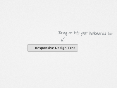 Responsive Design Bookmarklet bookmarklet css freebie responsive