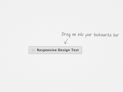 Responsive Design Bookmarklet