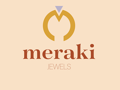 Meraki Jewels - logo design branding jewellery logo jewelry logo logo logo concept logo design logodesign logos ring logo