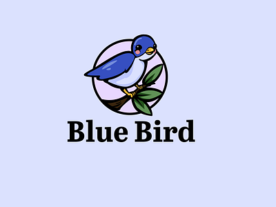 Blue Bird - logo design bird logo blue bird branding design logo logo concept logo design logodesign logos mascot logo vector