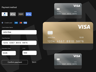 Daily UI :: 002 | Challenge #2 | Credit Card Checkout daily ui design typography ui ux