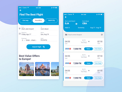 Air Ticket by Al Mamun on Dribbble