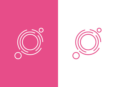 Professional minimal circle logo design