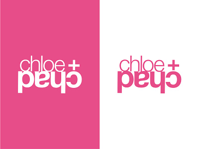 Chloe Chad Minimal logo design