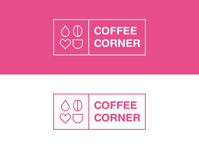 Coffee Corner Minimal logo design 3d ahmad shabbir animation branding design graphic design illustration logo motion graphics pixieset graphic ui ux vector