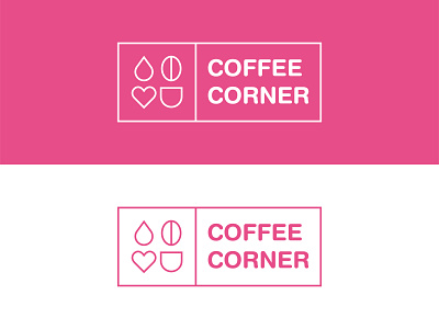 Coffee Corner Minimal logo design