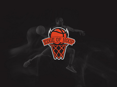 Logo design for school a basketball team | Edge of Hoop basketball logo logo design mascot logo sports logo