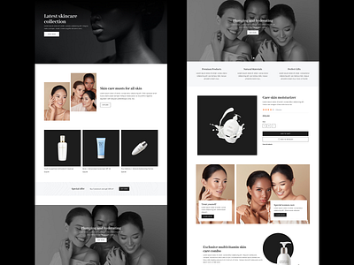 Essence Skincare ecommerce product skin skincare ui ux website