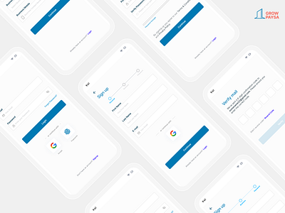 B2B - ERP - Mobile Screens figma logo mobile app ui ux