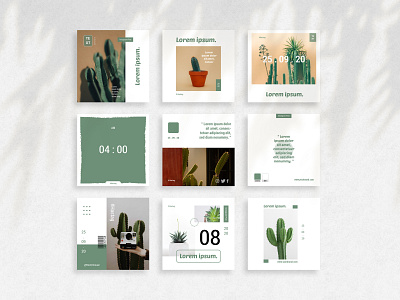 Instagram Post Template Design for Quotes abstract app background banner brand branding brochure design flyer illustration instagram layout logo quotes social media template