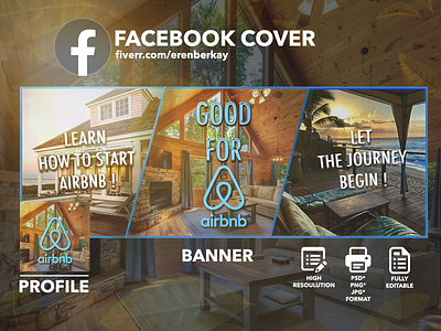 Airbnb Facebook Banner Design