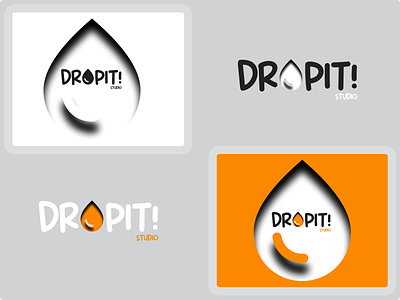 Logo Design - Dropit! Studio branding design figma logo
