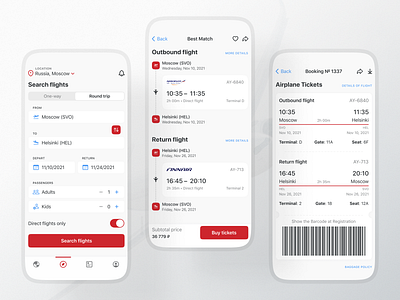 Flight Booking App | iOS Concept