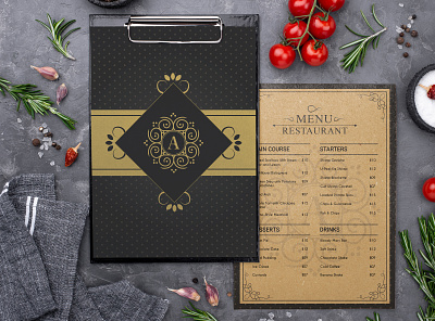 Restaurant Menu digital menu food menu graphic design menu board menu design print design restaurant menu