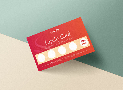 Loyalty card business card card design graphic design loyalty card membership card print design vip card