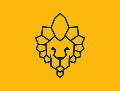 Bank bank brand cash coins dz9 icon lion logo money security yellow