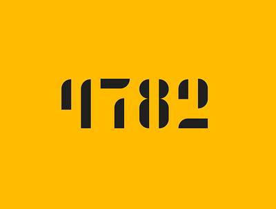 4782 4782 black brand design dz9 icon logo number number logo yellow