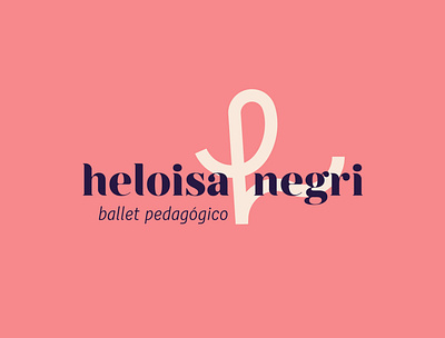 Ballet Heloisa Negri ballet brand branding design dz9 h icon illustration logo vector
