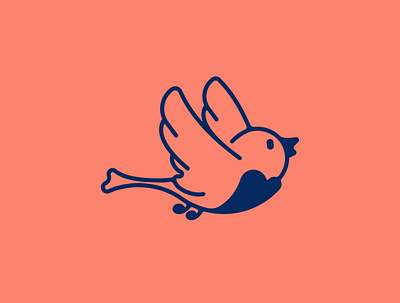 Birdie birdie brand branding design dz9 icon illustration logo love vector