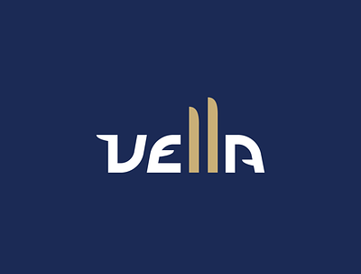 Vella Investment boat brand coins investment logo money sail boat type vella wind