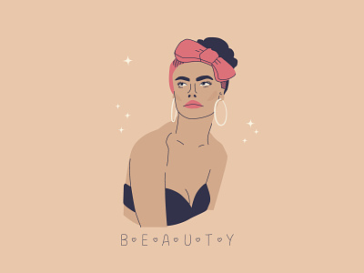 the beauty beauty character color vector concept design drawing dribbble female feminism flat hand drawing illustration illustrator vector web