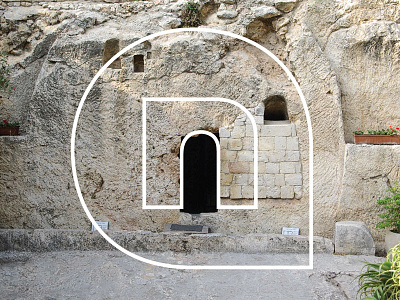 April calendar church easter empty tomb hope jesus logo resurrection tomb