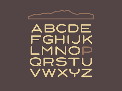 Paris Mountain Typeface