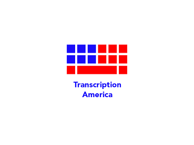 Transcription America brand logo transcription