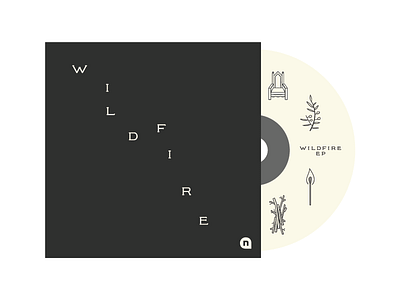 Wildfire III album album art ep icons typography