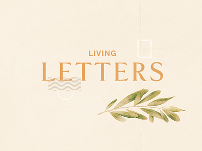 Living Letters church gospel letters type typography