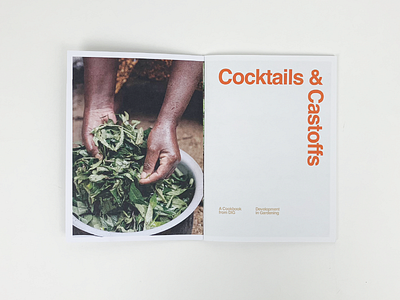 Cocktails & Castoffs Cookzine, Issue 02 atlanta book book design cocktails cookbook food recipe recipes zine