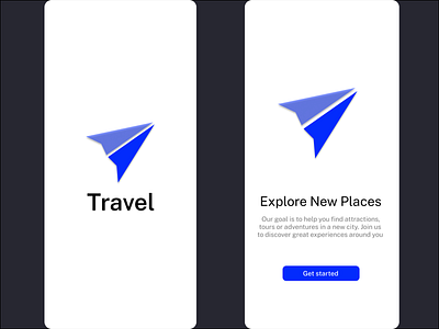 Travel App Landing Page