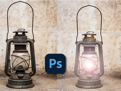Light effect photoshop banner branding design editor effect graphic design illustration lamp lighting logo photoshop vector work