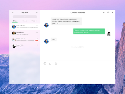 Try to practice Fluent Design System ps wechat